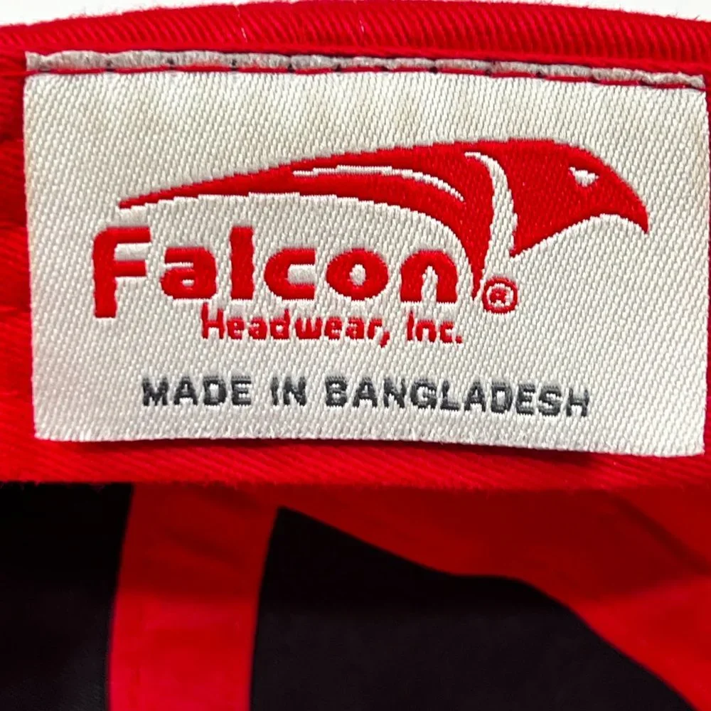 CTC Pole‎ Night Hat Red Adjustable Falcon Headwear Nascar Racing Cap